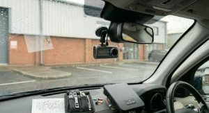 Step-by-step guide to routing a front dash cam cable through the interior trim to a UK car fuse box for a clean hardwired setup.