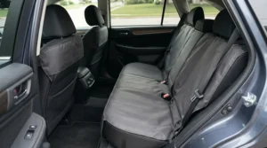 Pristine universal car seat covers protecting leather upholstery from daily wear and tear